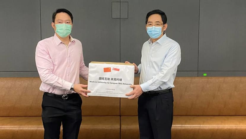 China donates more than 500,000 face masks to Singapore’s national stockpile