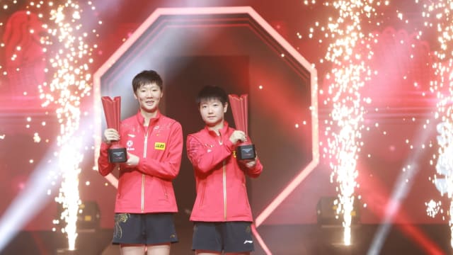 WTT新加坡大满贯赛：中国提前包办五项冠军