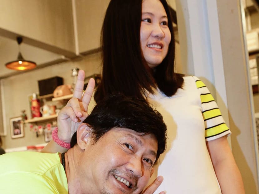 Actor Chen Tianwen and his wife are expecting their baby son any day now. Photo: Jason Ho.
