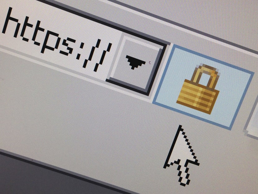 A lock icon, signifying an encrypted Internet connection, is seen on an Internet Explorer browser in a file photo illustration. Photo: Reuters