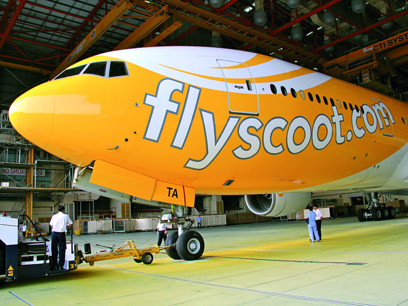 A Scoot airlines aircraft. TODAY file photo.