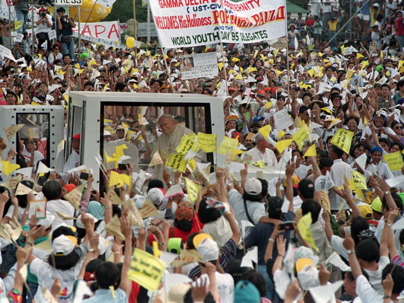 A look at biggest gatherings ahead of Pope Francis’ Manila Mass