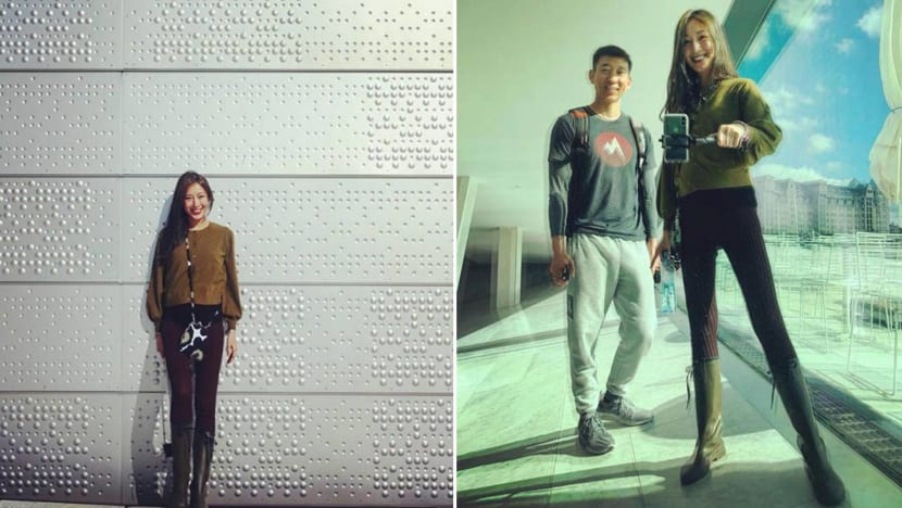 Sonia Sui shows off slight baby bump