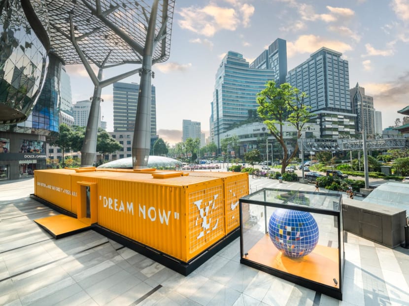 Waiting for the Louis Vuitton Nike Air Force 1 launch? Check out this exhibition at ION Orchard
