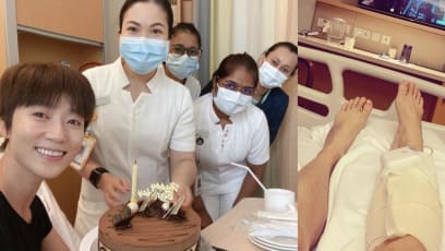 Kate Pang Celebrated Her Birthday In Hospital After Falling Into A Drain ‘Cos She Was Using Her Phone