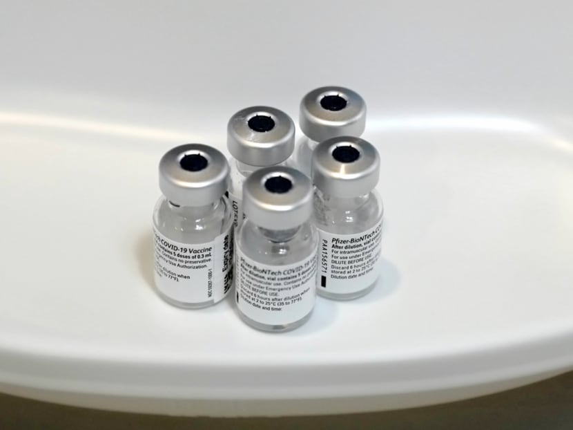 The Pfizer-BioNTech vaccine. The Pfizer-BioNTech vaccine.