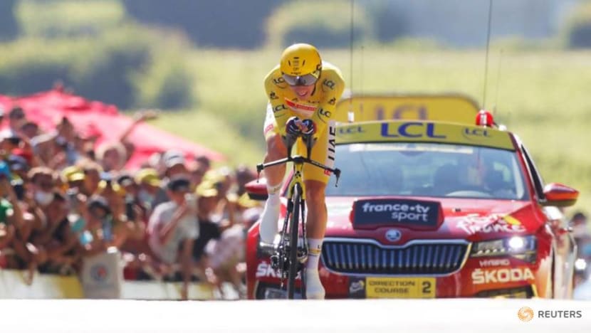 Cycling: Exhausted Pogacar effectively seals second straight Tour de France 