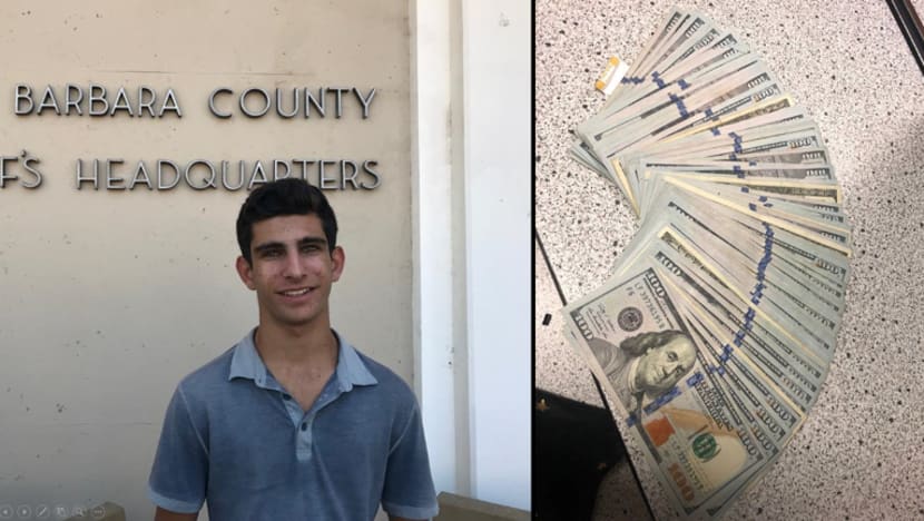 Remaja 16 tahun pulangkan wang tunai $10,000 yang ditemuinya