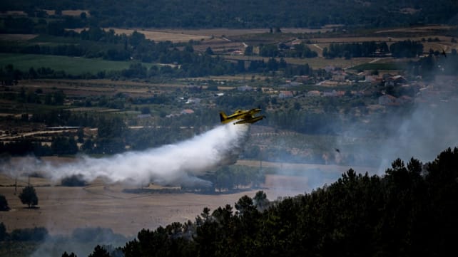 Portugal, Spain struggle to control forest fires