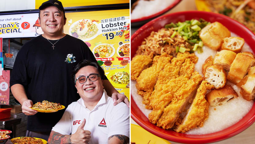 Tasty Chicken Cutlet Collagen Congee At Hawker Stall Opened By Pals To Mentor Ex-Convicts