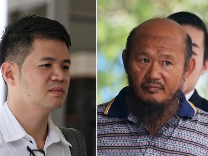 Mr Eric Cheung (left), the cyclist involved in an altercation with lorry driver Teo Seng Tiong (right) in Pasir Ris, that was captured in a video that went viral.