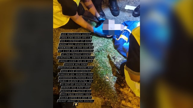 “司机撞伤我儿却拒供行车记录” 母亲急觅目击者