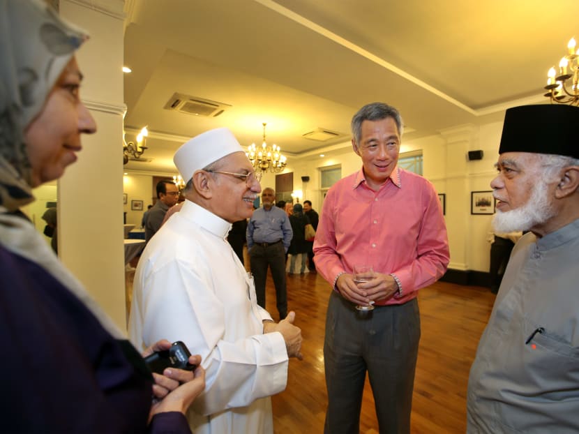 PM Lee meeting with Malay-Muslim community leaders, Jan 25, 2014. Photo: MCI