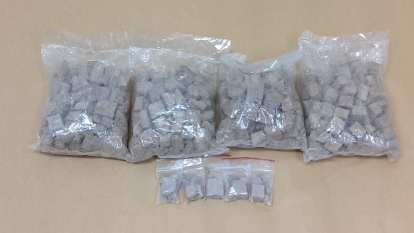 Two men arrested, more than 2kg of drugs seized in CNB raid