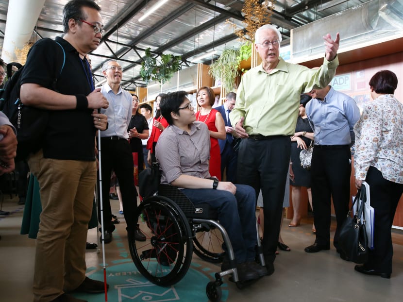 Offering some ideas at the launch of the Goh Chok Tong Enable Awards under the Mediacorp Enable Fund, Emeritus Senior Minister Goh Chok Tong suggested that employers could perhaps be offered double tax deduction on the salaries of workers with disabilities.