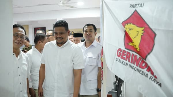 Jokowi’s son-in-law Bobby Nasution bids for North Sumatra governor election under Prabowo’s Gerindra party