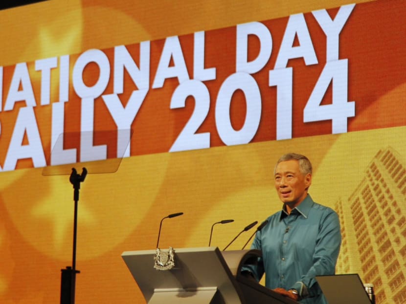 Video: PM Lee sings at National Day Rally 2014 