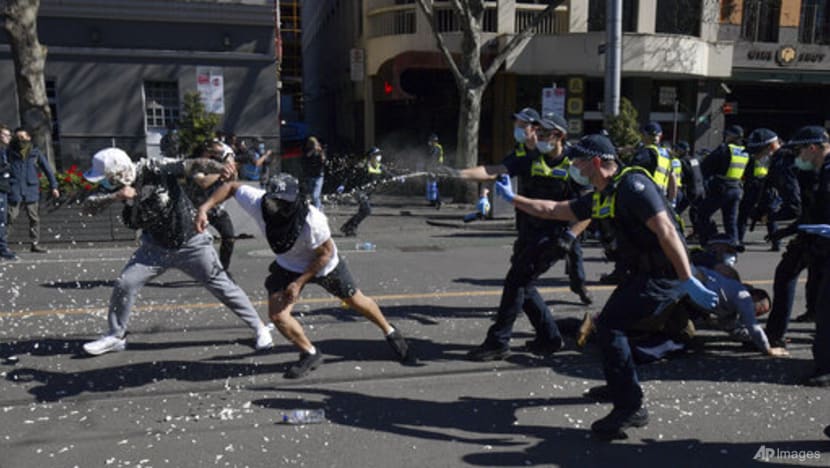 Police arrest hundreds of protesters as Australia reports record COVID-19 cases Police arrest hundreds of protesters as Australia reports record COVID-19 cases