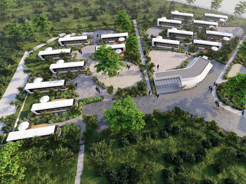 At this upcoming resort at Changi Village, you can spend the night in upcycled public buses At this upcoming resort at Changi Village, you can spend the night in upcycled public buses