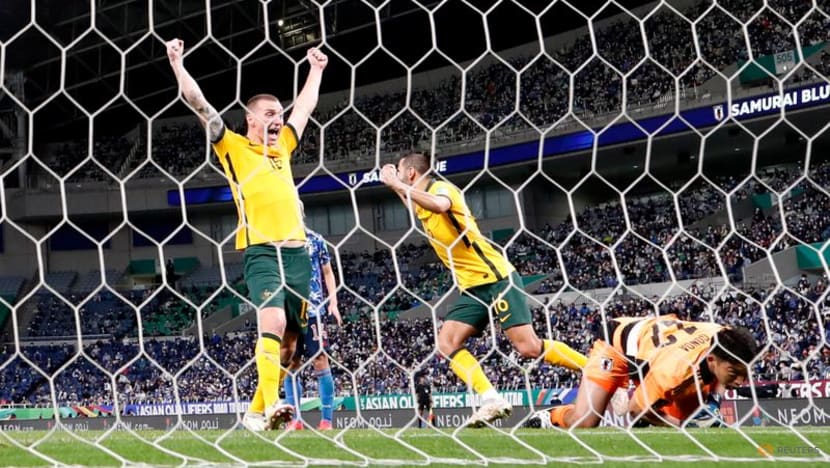 Late own goal ends Australia's record run and hands Japan much-needed win Late own goal ends Australia's record run and hands Japan much-needed win