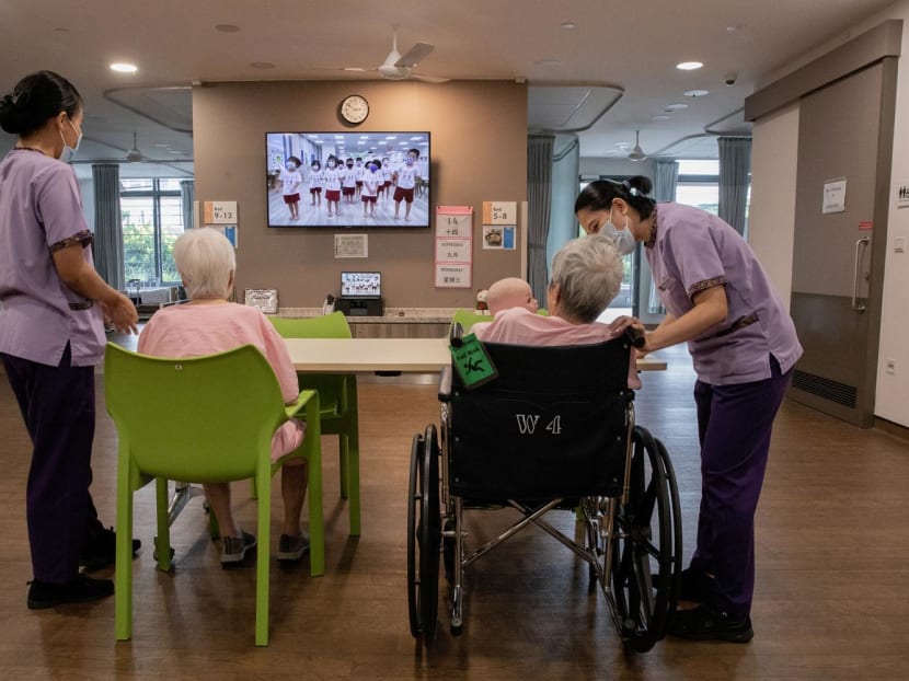 Residents at St John’s-St Margaret’s Nursing Home, located within the St John’s-St Margaret’s Village at 28 Dover Avenue, on Sept 14, 2022. Residents at St John’s-St Margaret’s Nursing Home, located within the St John’s-St Margaret’s Village at 28 Dover Avenue, on Sept 14, 2022.