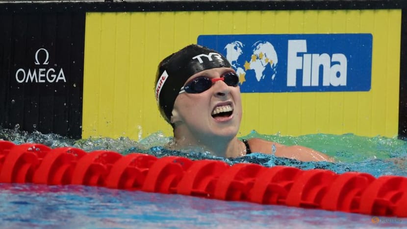 Ledecky dominates 1,500m as Ceccon breaks backstroke record Ledecky dominates 1,500m as Ceccon breaks backstroke record