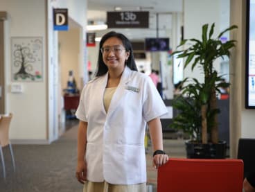 Gen Z Speaks writer Nur Qasrina Iskandar Lim, 27, who does clinical research at the National University Hospital. She began her career during the Covid-19 pandemic years after graduating with a degree in life science in June 2020.