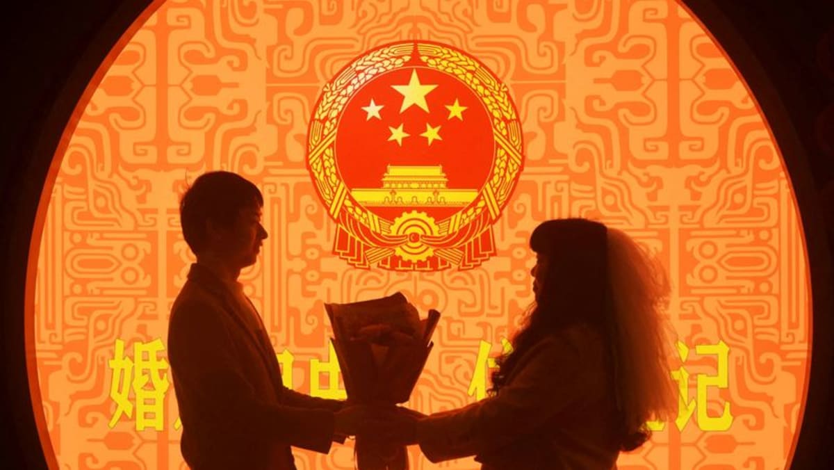 Marriage registrations in China drop for the first nine months of 2024 Marriage registrations in China drop for the first nine months of 2024