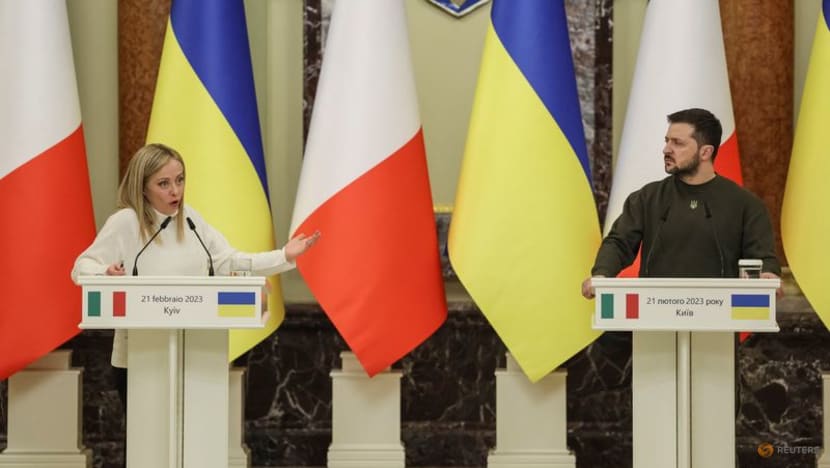 Italy's Meloni backs Ukraine on Kyiv visit but rules out sending planes