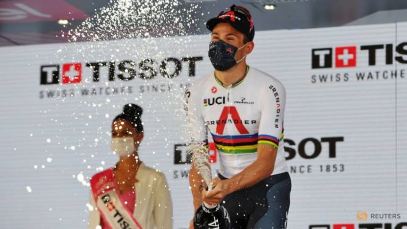 Olympics-Cycling-History-chasing Ganna is rider to beat in time trial showpiece Olympics-Cycling-History-chasing Ganna is rider to beat in time trial showpiece