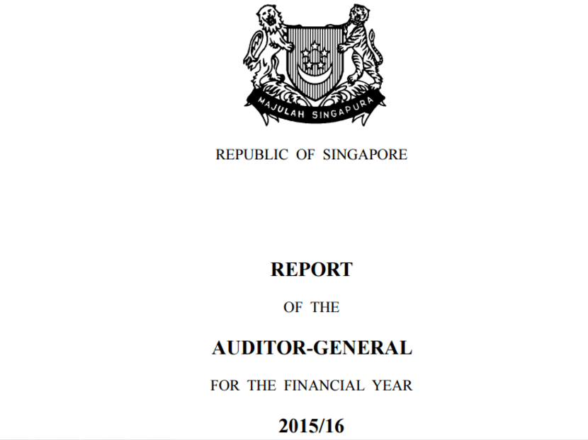 The cover of the Auditor-General report
