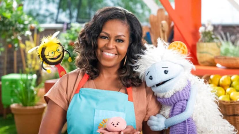 Michelle Obama to team up with puppets for a kids' food show on Netflix