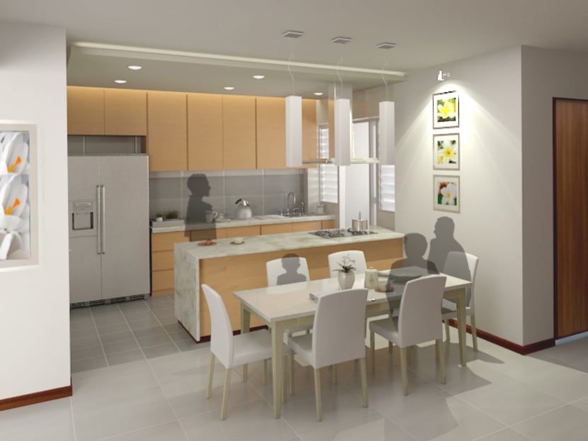 Open kitchen concept popular with BTO buyers Open kitchen concept popular with BTO buyers