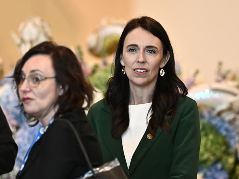 New Zealand's Prime Minister Jacinda Ardern looks on as she attends the "APEC Leaders' Dialogue with ABAC" event during the Asia-Pacific Economic Cooperation (APEC) summit in Bangkok on Nov 18, 2022.
