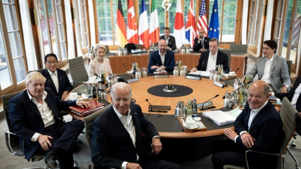 G7 leaders agree to explore cap on Russian oil price