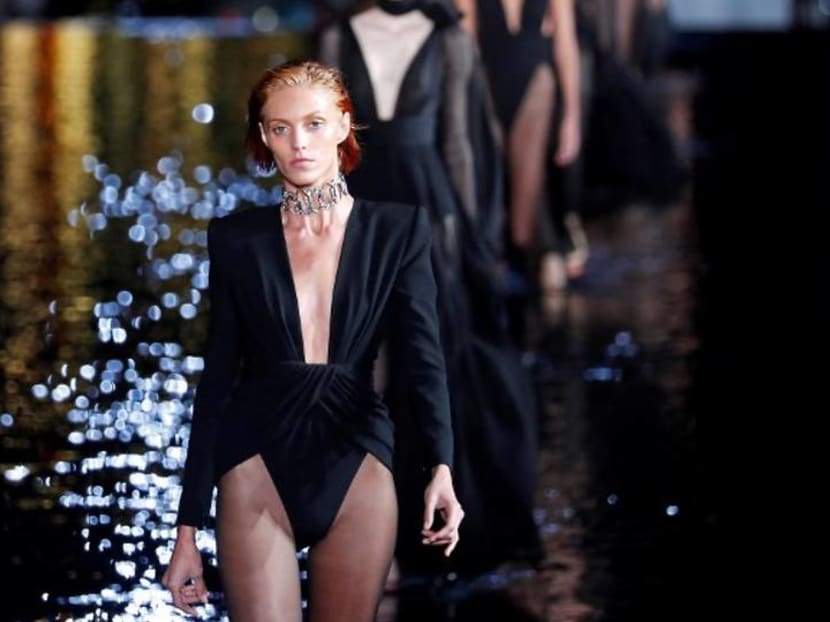 Saint Laurent walks on water at Paris Fashion Week Saint Laurent walks on water at Paris Fashion Week