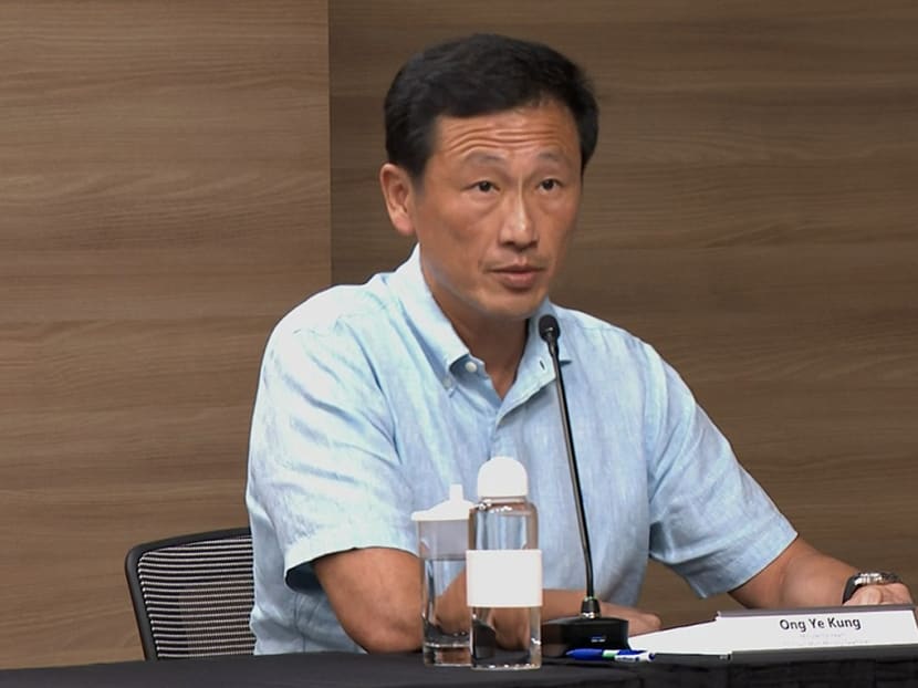 Health Minister Ong Ye Kung (pictured) said that if the whole or 100 per cent of Singapore's population is vaccinated, every single case in intensive care units, every single death case will be vaccinated. It does not mean vaccines do not work.