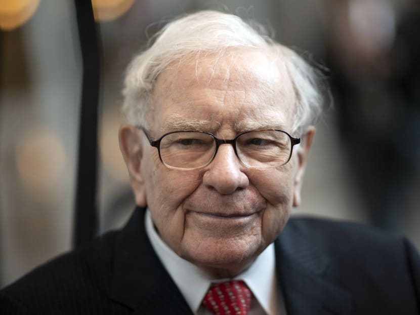 Mr Warren Buffett attends the 2019 annual shareholders meeting in Omaha, Nebraska, May 3, 2019.