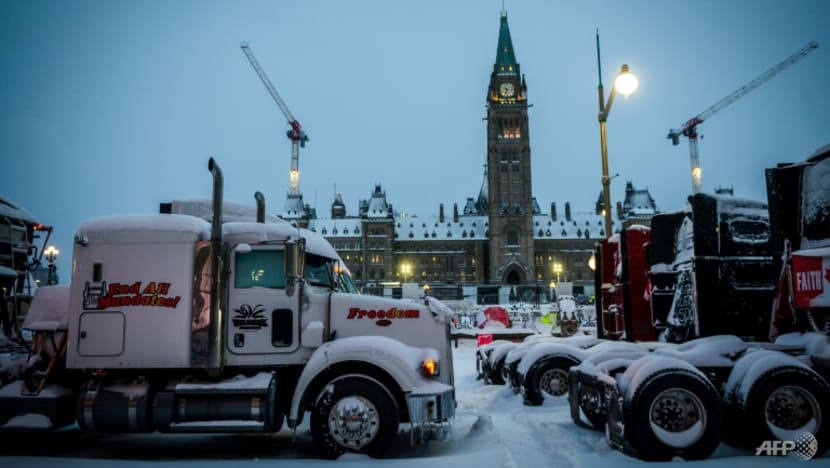 Police move to clear trucker-led protests in Canada capital