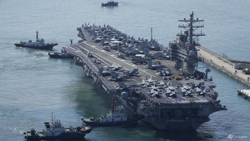 US carrier, allied ships hold missile defence drill after North Korea tests US carrier, allied ships hold missile defence drill after North Korea tests