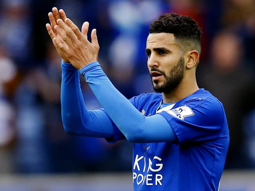 Leicester City’s Riyad Mahrez has become a hot property after scoring 17 league goals and winning the PFA Player of the Year award during the club’s remarkable title-winning campaign. Photo: Reuters