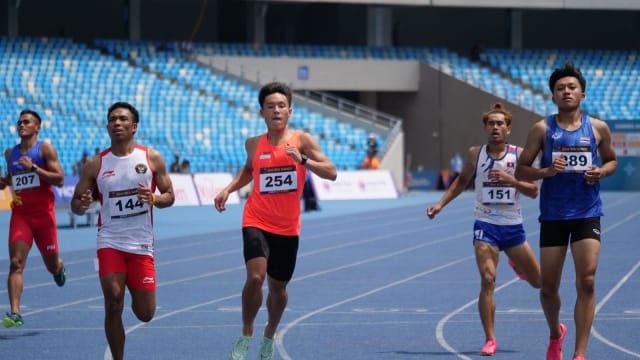 柬埔寨东运会田径赛出现技术问题 男子200米短跑第二场预赛遭延误