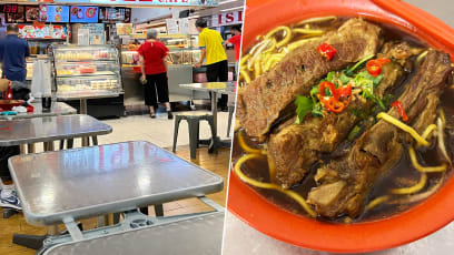 Orchard Road Cafe Sells $4 Pork Rib Noodles, Laksa & $3.80 Bak Chor Mee With Generous Portions