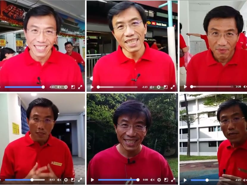 A compilation of screenshots of Dr Chee Soon Juan’s Facebook posts in the run-up to the May 7 Bukit Batok by-election.