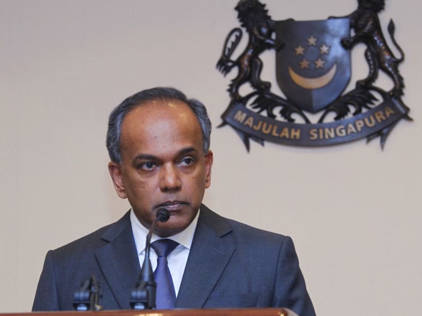 Law and Home Affairs Minister K Shanmugam. TODAY file photo Law and Home Affairs Minister K Shanmugam. TODAY file photo