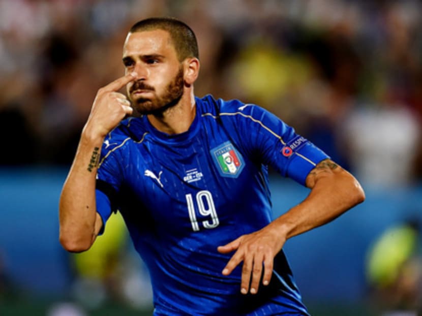 Juventus rejected an opening bid of S$67.4 milllion from City for Leonardo Bonucci. Photo: Getty Images