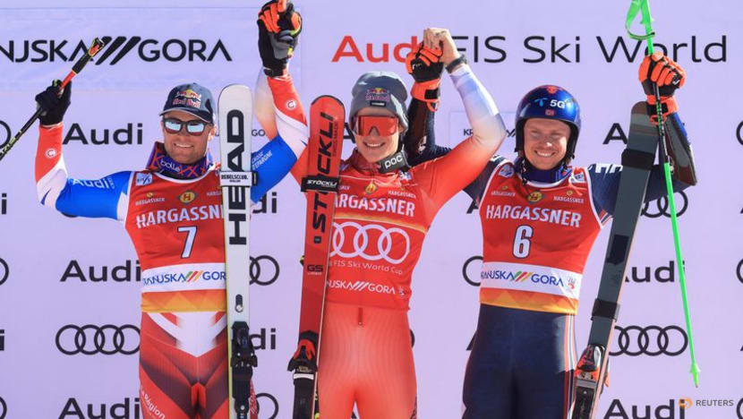 Alpine skiing-Swiss Odermatt claims another giant slalom win in Slovenia Alpine skiing-Swiss Odermatt claims another giant slalom win in Slovenia