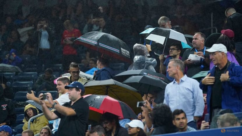 Tennis:Severe weather disrupts US Open schedule Tennis:Severe weather disrupts US Open schedule
