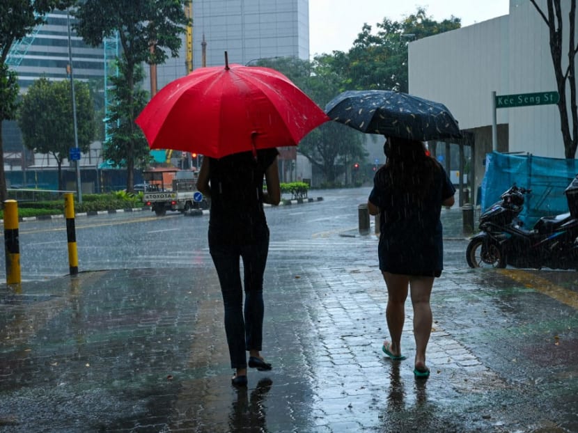 Short-duration afternoon thundery showers in Singapore may extend into the evening on some days in the second half of December 2021. 