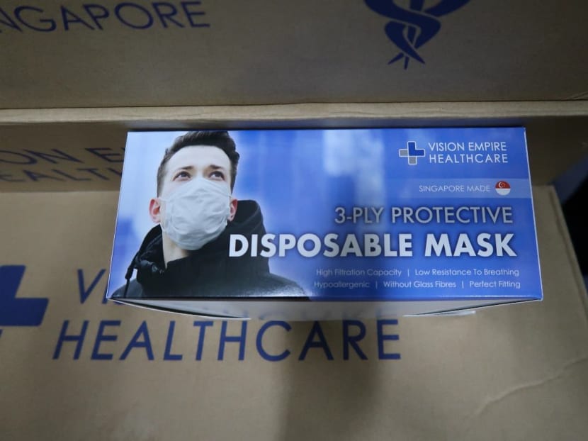 HSA finds illegal mask-making, repackaging facility in Ubi; more than 80,000 masks seized